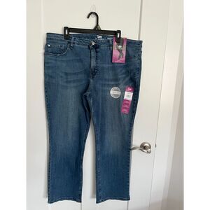 Wms Lee Midrise Straight Jeans - 18P - NEW